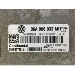 ECU MOTOR CONTINENTAL SIMOS 7PP2 5WP4077901 VAG 06A906033MH