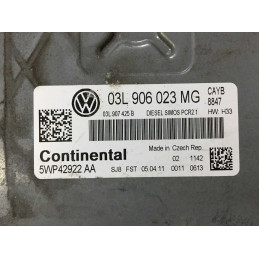 ECU MOTOR CONTINENTAL SIMOS PCR2.1 5WP42922AA VAG 03L906023MG