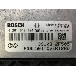 ECU MOTOR BOSCH EDC17CP14-3.70 0281018194 KIA 39103-2F505