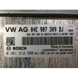 ECU MOTOR BOSCH MED17.5.25 0261S12608 VAG 04E907309BJ