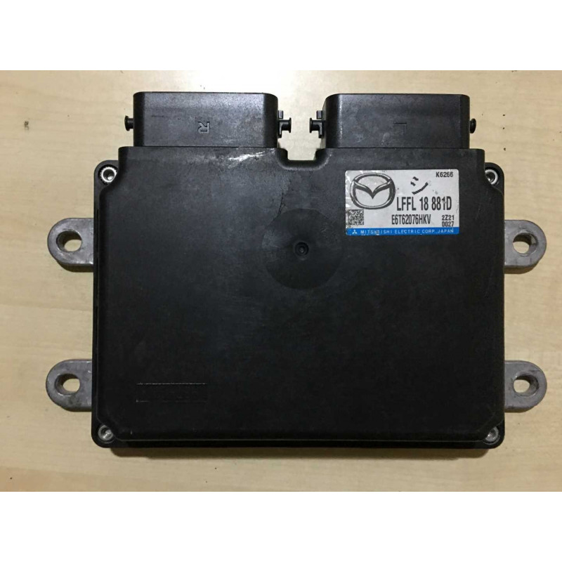 ECU MOTOR MITSUBISHI E6T62076HKV MAZDA LFFL18881D