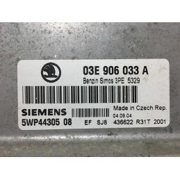 ECU MOTOR SIEMENS SIMOS 3PE 5WP4012007 VAG 03E906033A