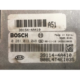 ECU MOTOR BOSCH EDC16C39-5.41 0281013048 KIA 39114-4A410