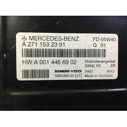 ECU MOTOR SIEMENS VDO SIM4L KE 5WK90539 MERCEDES A2711532379