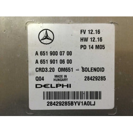 ECU MOTOR DELPHI CRD3.20 28429285 MERCEDES A6519000700 A6519010600