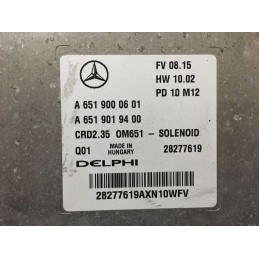 ECU MOTOR DELPHI CRD2.35 28277619 MERCEDES A6519000601 A6519019400