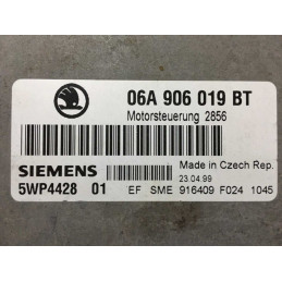 ECU MOTOR SIEMENS SIMOS 2 5WP442801 VAG 06A906019BT