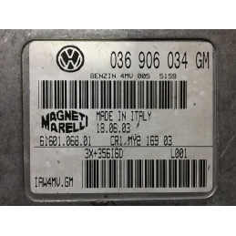 ECU MOTOR MAGNETI MARELLI IAW 4MV.GM 6160106801 VAG 036906034GM