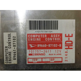 ECU MOTOR DENSO 101757-2611 DAHIATSU 89660-87102-B