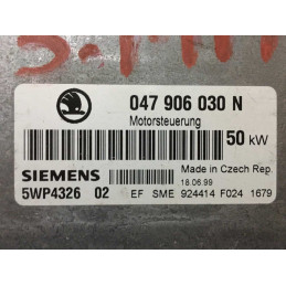 ECU MOTOR SIEMENS SIMOS 2 5WP432602 VAG 047906030N