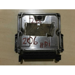 ECU BOSCH EDC15C2-6.1 0281010250 PEUGEOT 206 I 2.0 HDI 66KW 90CV RHY 9637089980  - CON INMOVILIZADOR ANULADO (INMO / IMMO OFF)