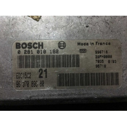 ECU BOSCH EDC15C2-6.1 0281010162 CITROEN XSARA I / PEUGEOT 306 I 2.0 HDI 66KW 90CV RHY 9637089680 - CON INMOVILIZADOR ANULADO