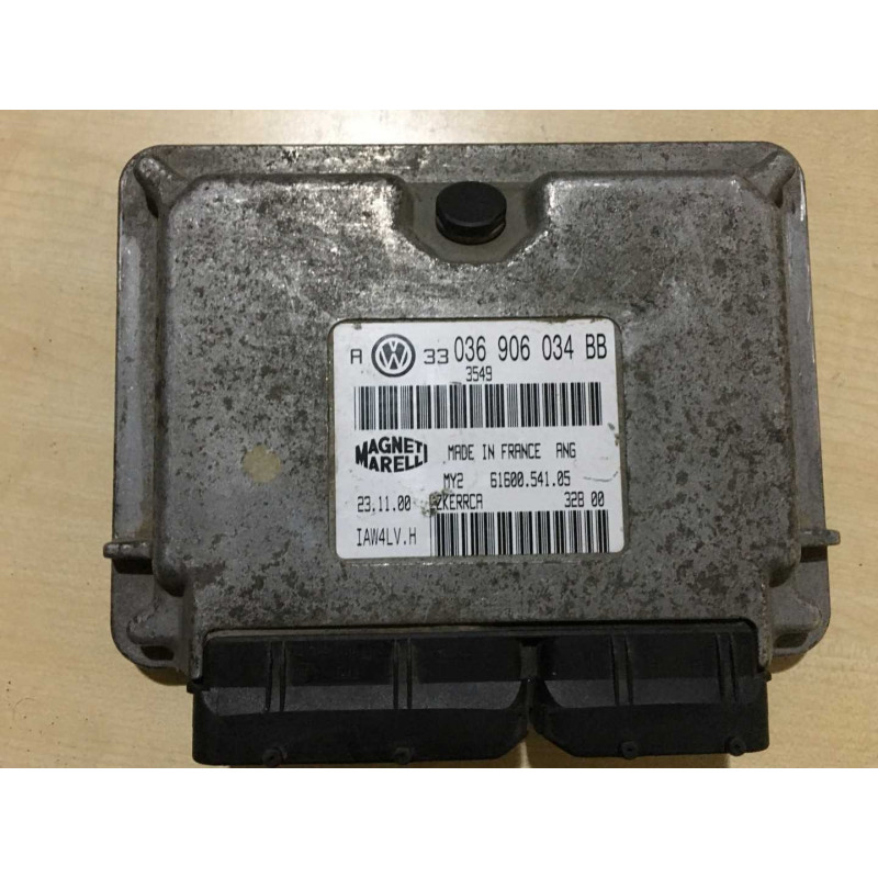 ECU MOTOR MAGNETI MARELLI IAW 4LV.H 61600.541.05 VAG 036906034BB ECU MOTOR MAGNETI MARELLI IAW 4LV.H 61600.541.05 VAG 036906034BB
