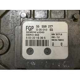 ECU MOTOR SIEMENS VDO SIMTEC 71.6 5WK9443 OPEL 55559272