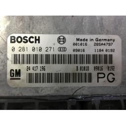 ECU MOTOR BOSCH EDC15M1-7.8 0281010271 OPEL 24417196 PG