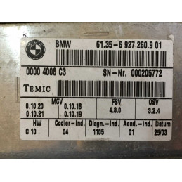 ECU TEMIC 00004008C3 BMW 61.35-6927260.901