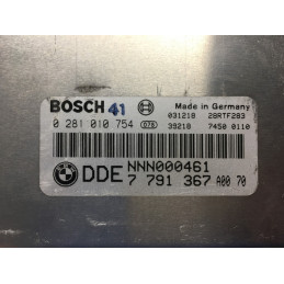 ECU BOSCH EDC15C4-8.35 0281010754 LAND ROVER NNN000461 BMW 7791367