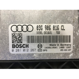 ECU MOTOR BOSCH EDC16U31-4.85 0281012267 VAG 03G906016CL