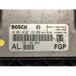 ECU MOTOR BOSCH EDC16C9 0281012122 OPEL 55198054