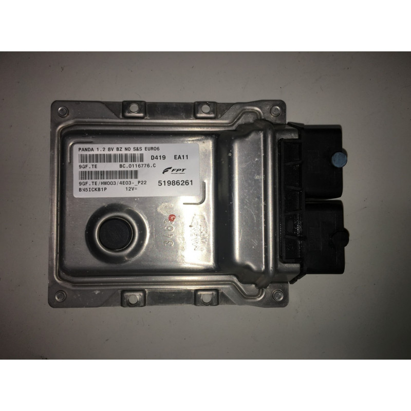 ECU MOTOR MAGNETI MARELLI 9GF.TE BC.0116776.C FORD 51986261