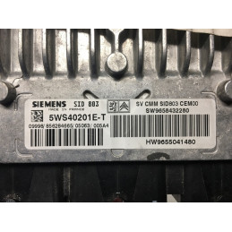 ECU MOTOR SIEMENS SID 803 5WS40201E-T PSA 9655041480