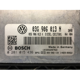 ECU MOTOR BOSCH EDC17U01-4.41 0281015436 VAG 03G906013N