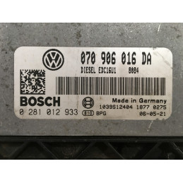 ECU MOTOR BOSCH EDC16U1-5.5 0281012933 VAG 070906016DA