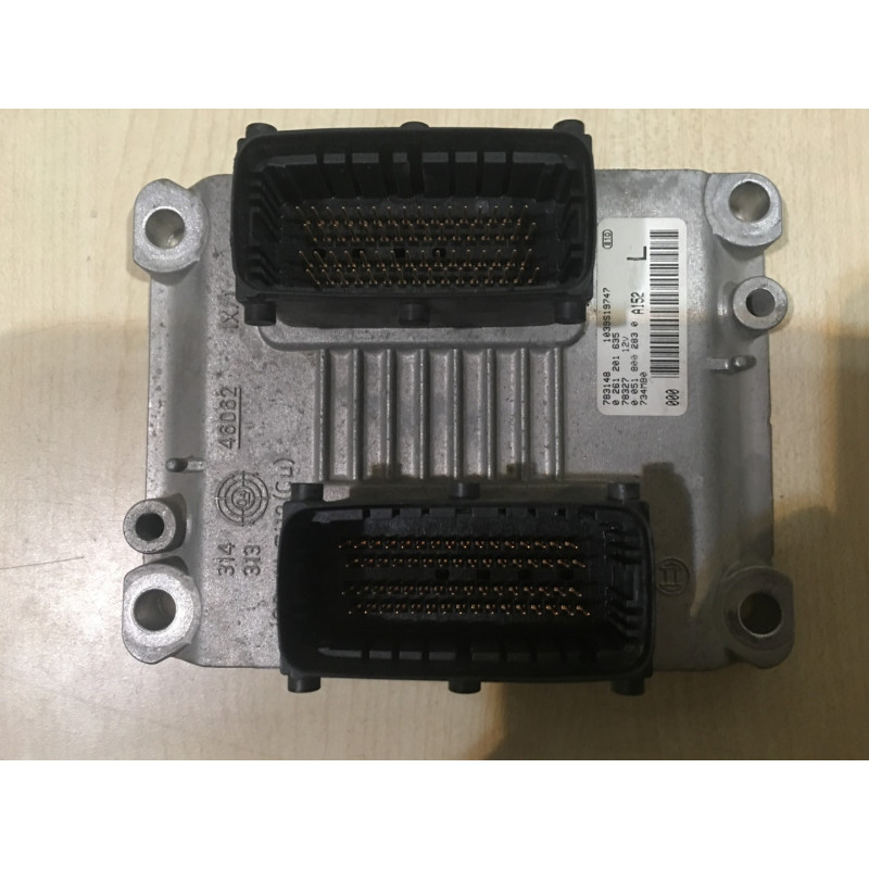 ECU MOTOR BOSCH ME7.3H4 0261201635 FIAT 51800283