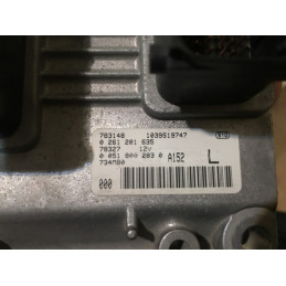 ECU MOTOR BOSCH ME7.3H4 0261201635 FIAT 51800283