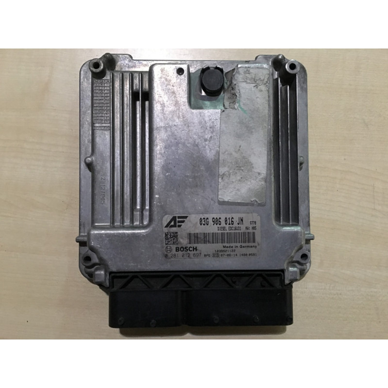 ECU MOTOR BOSCH EDC16U31-4.48 0281012697 VAG 03G906016JN ECU MOTOR BOSCH EDC16U31-4.48 0281012697 VAG 03G906016JN