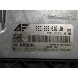 ECU MOTOR BOSCH EDC16U31-4.48 0281012697 VAG 03G906016JN