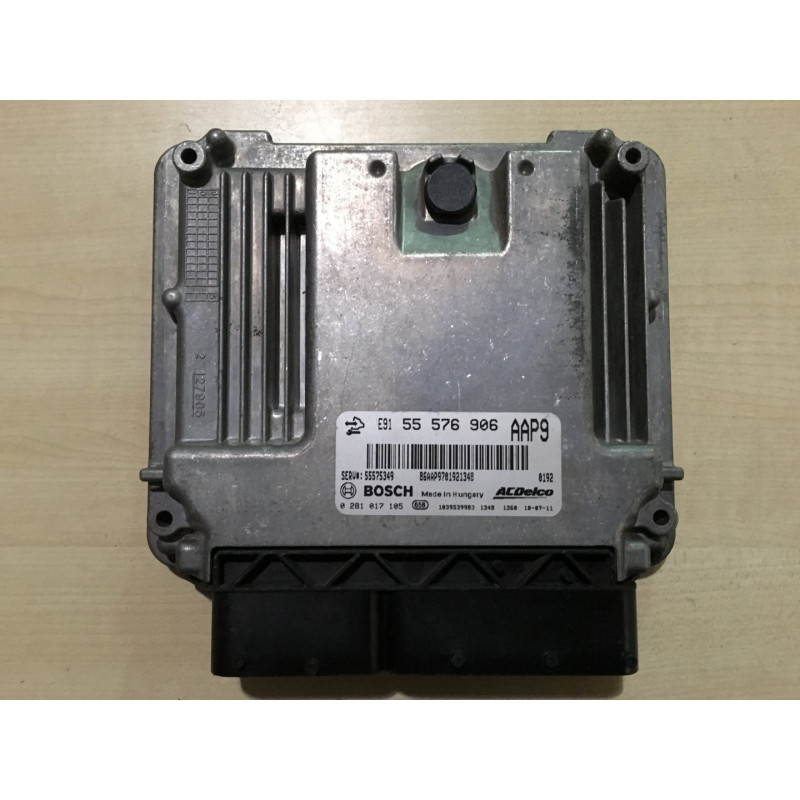 ECU MOTOR BOSCH EDC17C19-3.15 0281017105 OPEL 55576906 AAP9