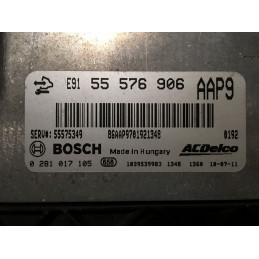 ECU MOTOR BOSCH EDC17C19-3.15 0281017105 OPEL 55576906 AAP9