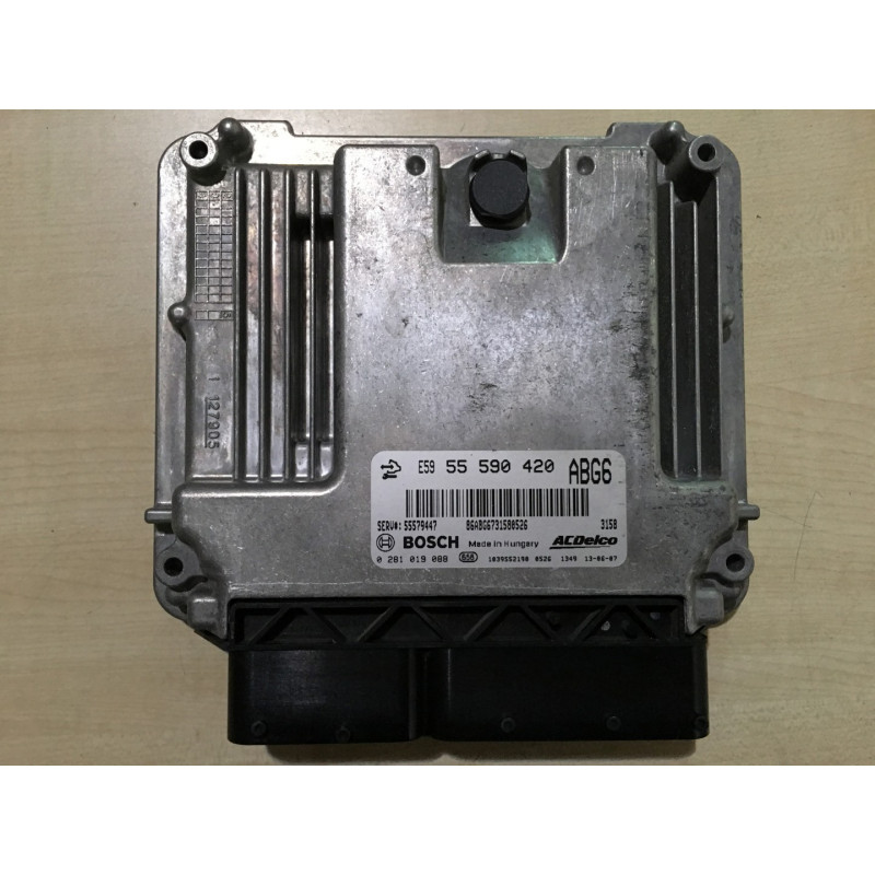 ECU BOSCH EDC17C59-1.15 0281019088 OPEL INSIGNIA A 2.0 CDTI 96KW 131HP 55590420 ABG6 / SW 1037529661