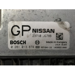 ECU MOTOR BOSCH EDC16CP33-6.7 0281013874 NISSAN 23710JG78B GP