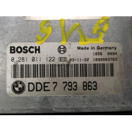 ECU MOTOR BOSCH EDC16C1-4.1 0281011122 BMW 7793863