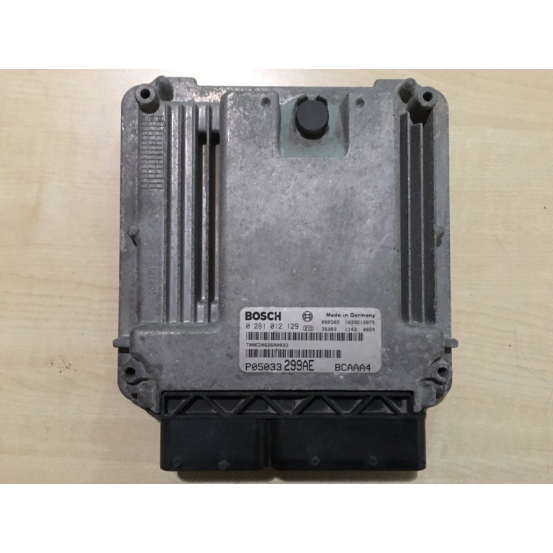 ENGINE ECU BOSCH EDC16U31-4.70 0281012129 DODGE P05033299AE