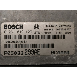 ECU MOTOR BOSCH EDC16U31-4.70 0281012129 DODGE P05033299AE