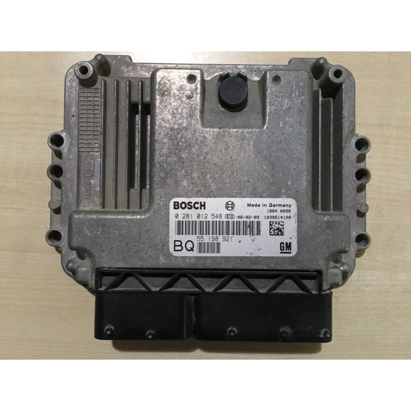 ECU MOTOR BOSCH EDC16C9-3.22 0281012548 OPEL 55198921 BQ ECU MOTOR BOSCH EDC16C9-3.22 0281012548 OPEL 55198921 BQ