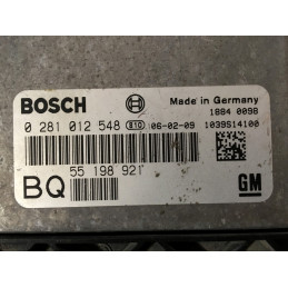 ECU MOTOR BOSCH EDC16C9-3.22 0281012548 OPEL 55198921 BQ