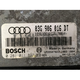 ECU MOTOR BOSCH EDC16U1-5.41 0281011892 VAG 03G906016DT