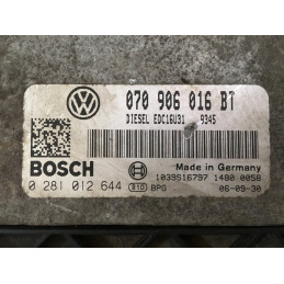 ECU MOTOR BOSCH EDC16U31-4.51 0281012644 VAG 070906016BT