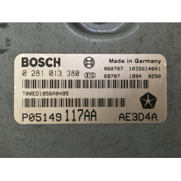 ECU MOTOR BOSCH EDC16CP31-8.46 0281013380 CHRYSLER P05149117AA