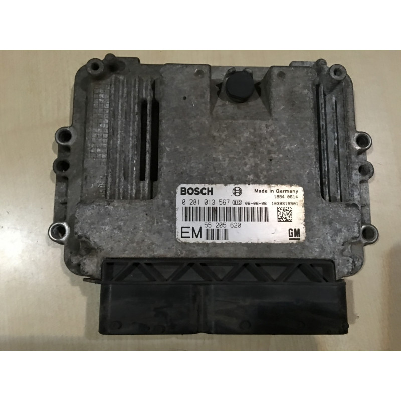 ECU MOTOR BOSCH EDC16C39-5.12 0281013567 OPEL 55205620 EM