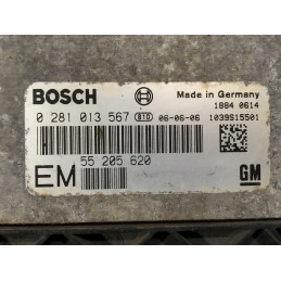 ECU MOTOR BOSCH EDC16C39-5.12 0281013567 OPEL 55205620 EM