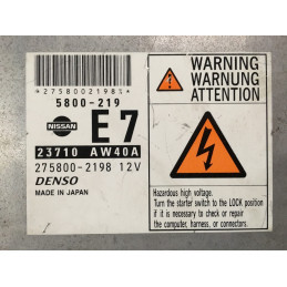 ECU MOTOR DENSO 275800-2198 NISSAN 23710AW40A