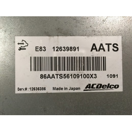 ECU MOTOR ACDELCO E83 OPEL 12639891 AATS