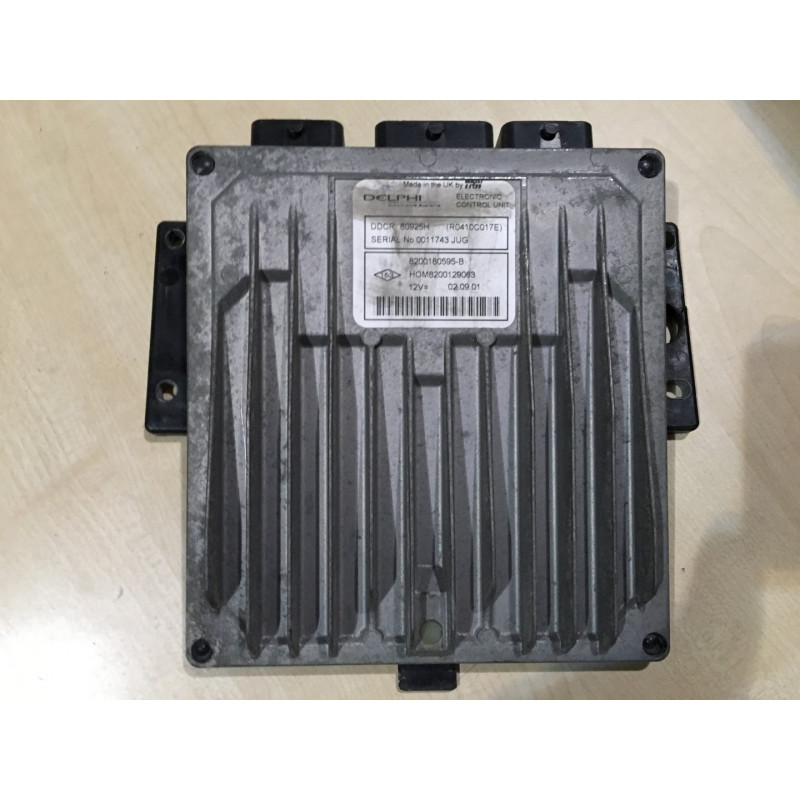 ENGINE ECU DELPHI DDCR R0410C017E RENAULT 8200180595-B HOM8200129063