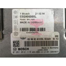 ENGINE ECU BOSCH EDC16U34-3.42 0281012119 VAG 03G906056L