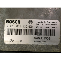 ECU MOTOR BOSCH EDC15C13-6.2 0281011432 NISSAN 8200311550 8200311553